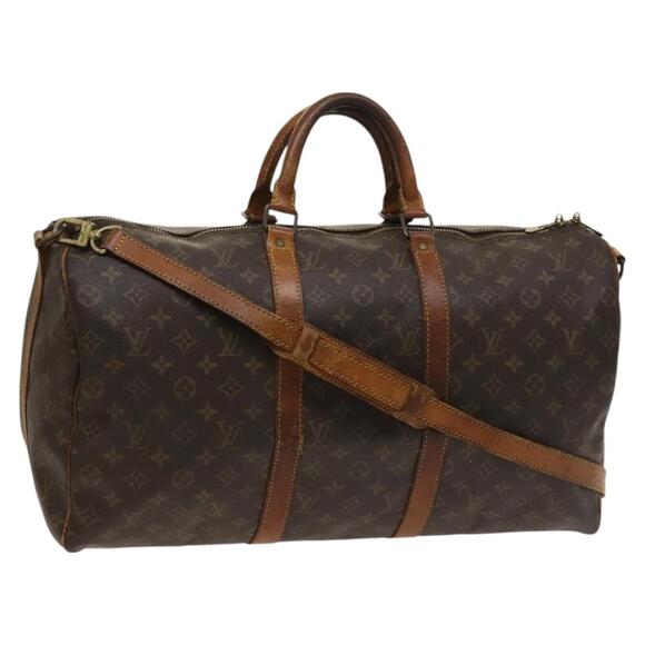 LOUIS VUITTON Monogram Keepall Bandouliere 50 Boston Bag M41416 - Picture 1 of 16